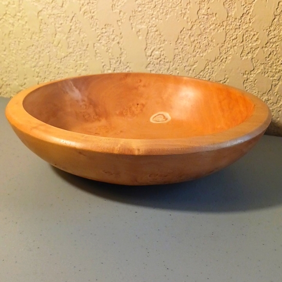 Hand Crafted One-of-a-kind Art Bowl Wood Turned Decor #eshopchicago #turned - Picture 1 of 10